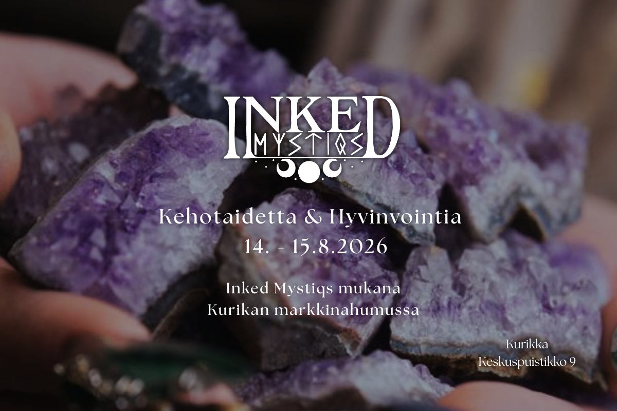 Kehotaidetta & hyvinvointia 14.-15.8.2026 Inked Mystiqsillä