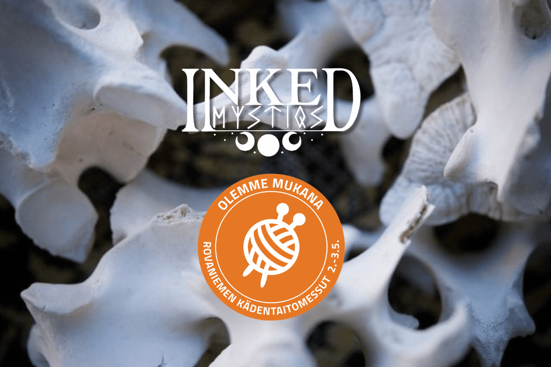 Inked Mystiqs osallistuu Rovaniemen kädentaitomessuille Lappi Areenassa 2.5 - 3.5. Tuomme messuille kokoelman upeita käsityötuotteitamme!&nbsp;