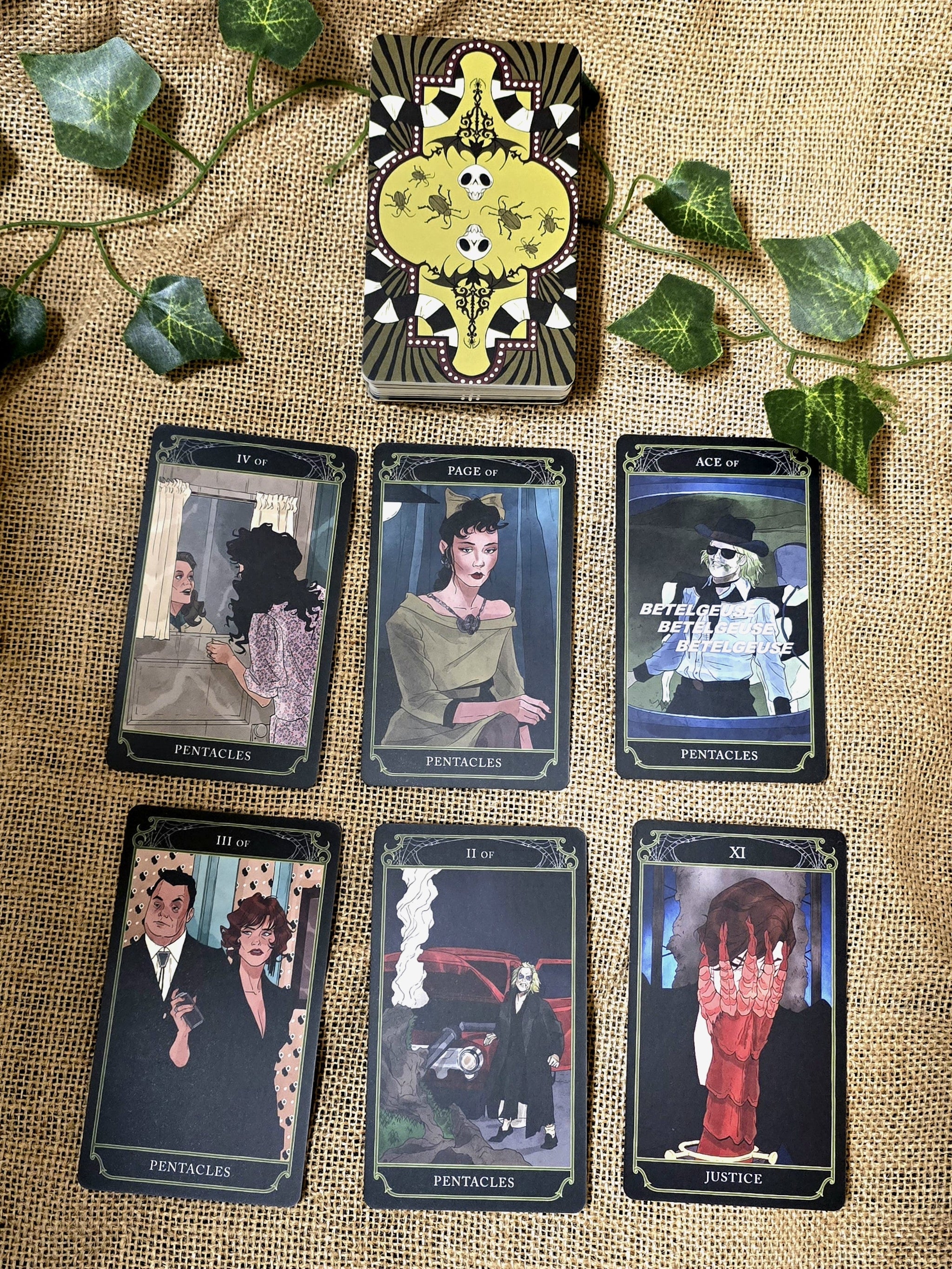 Beetlejuice Tarot & Deck Guide -tarotkortit