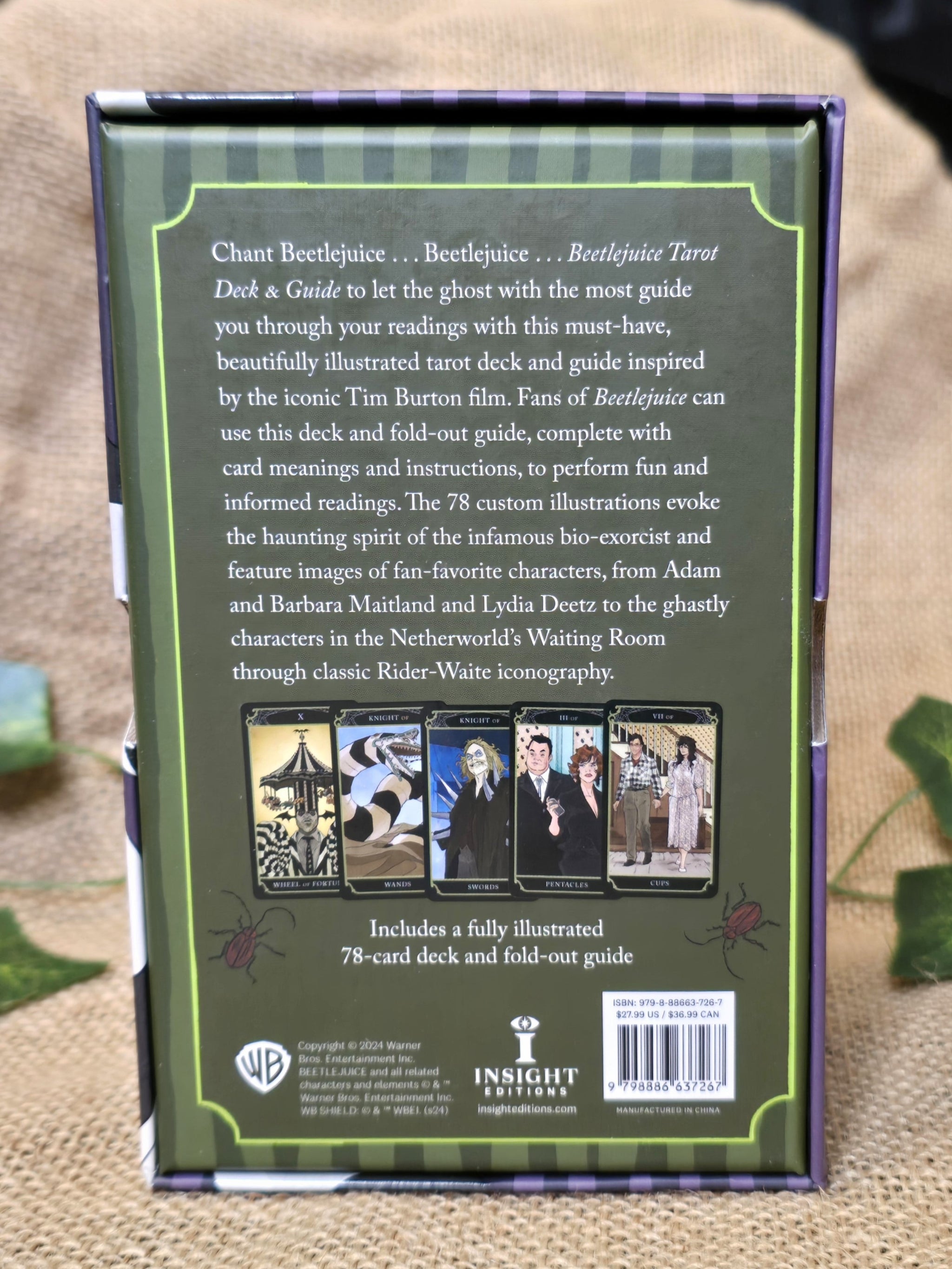 Beetlejuice Tarot & Deck Guide -tarotkortit