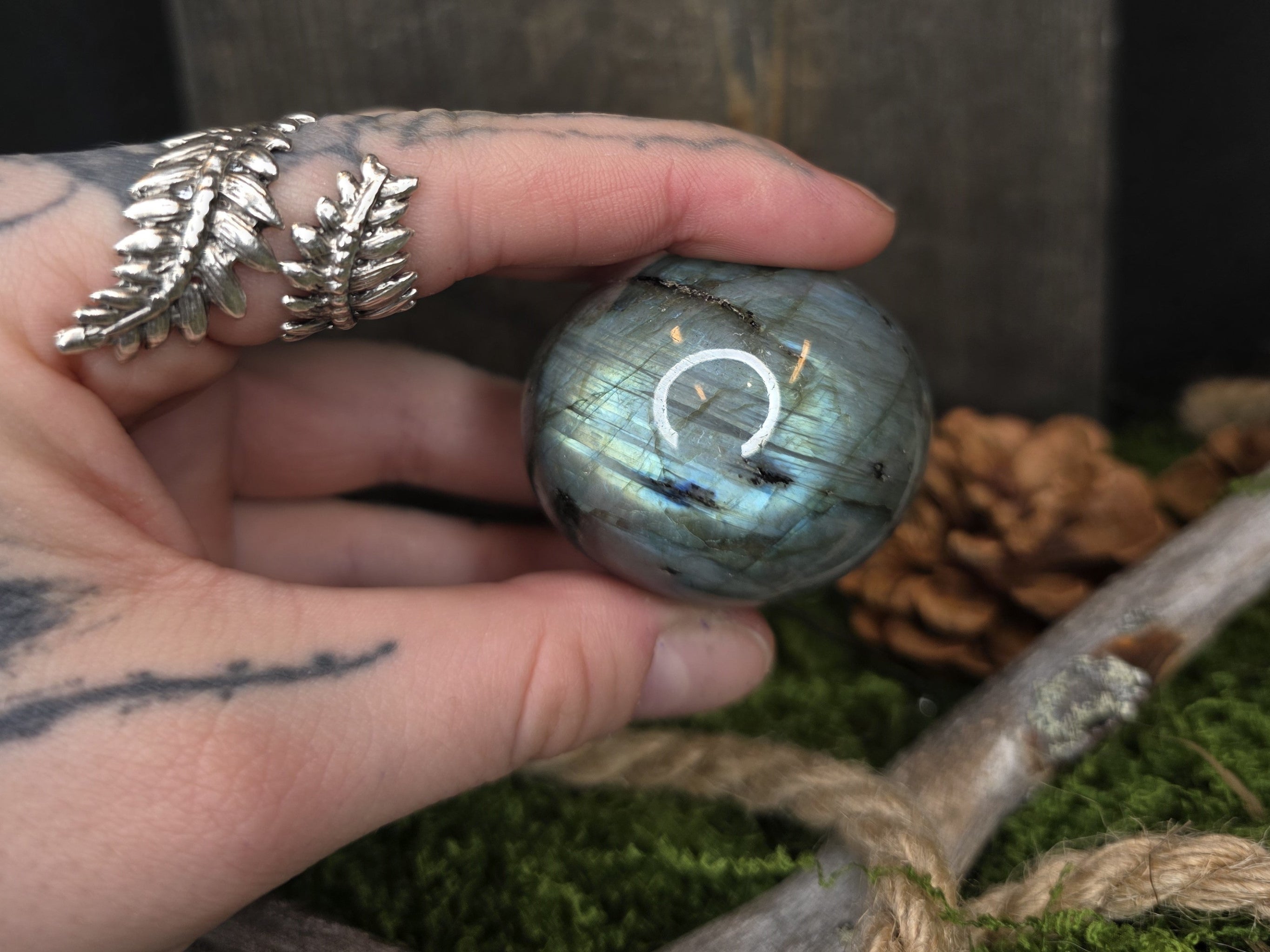 Labradoriittipallo 4cm