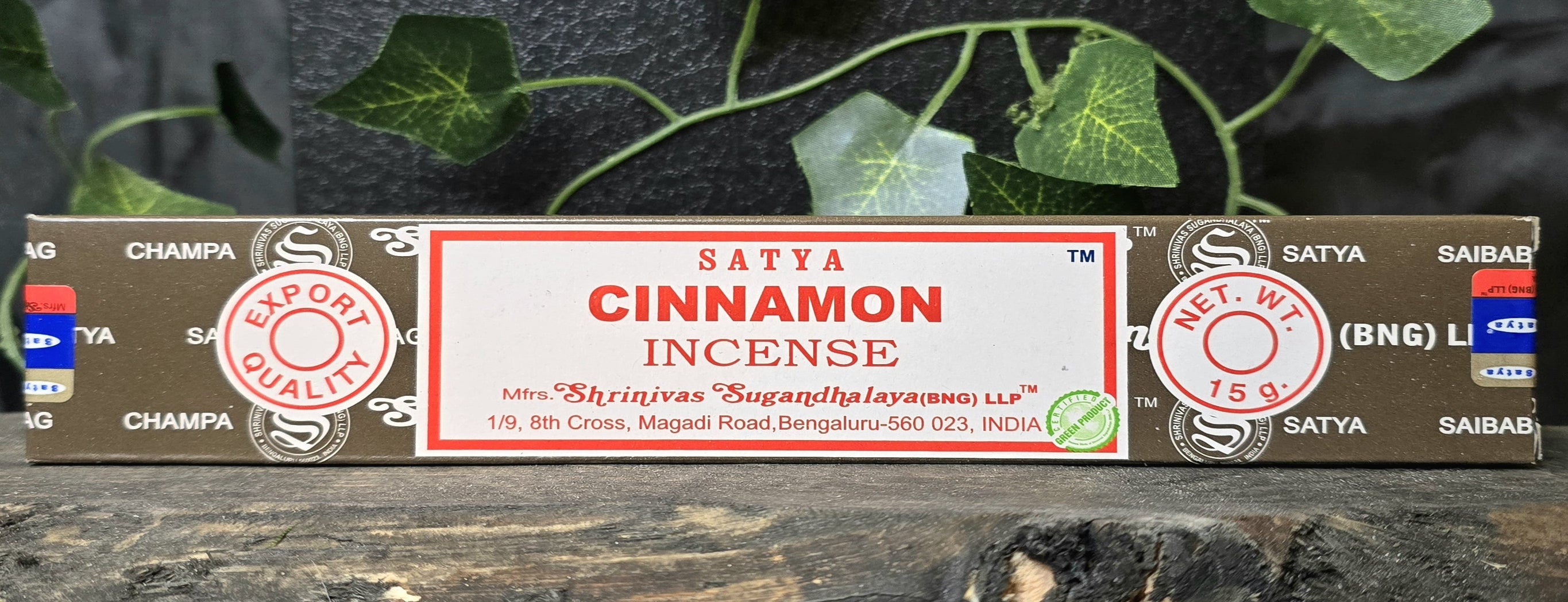 Satya Cinnamon Suitsukkeet