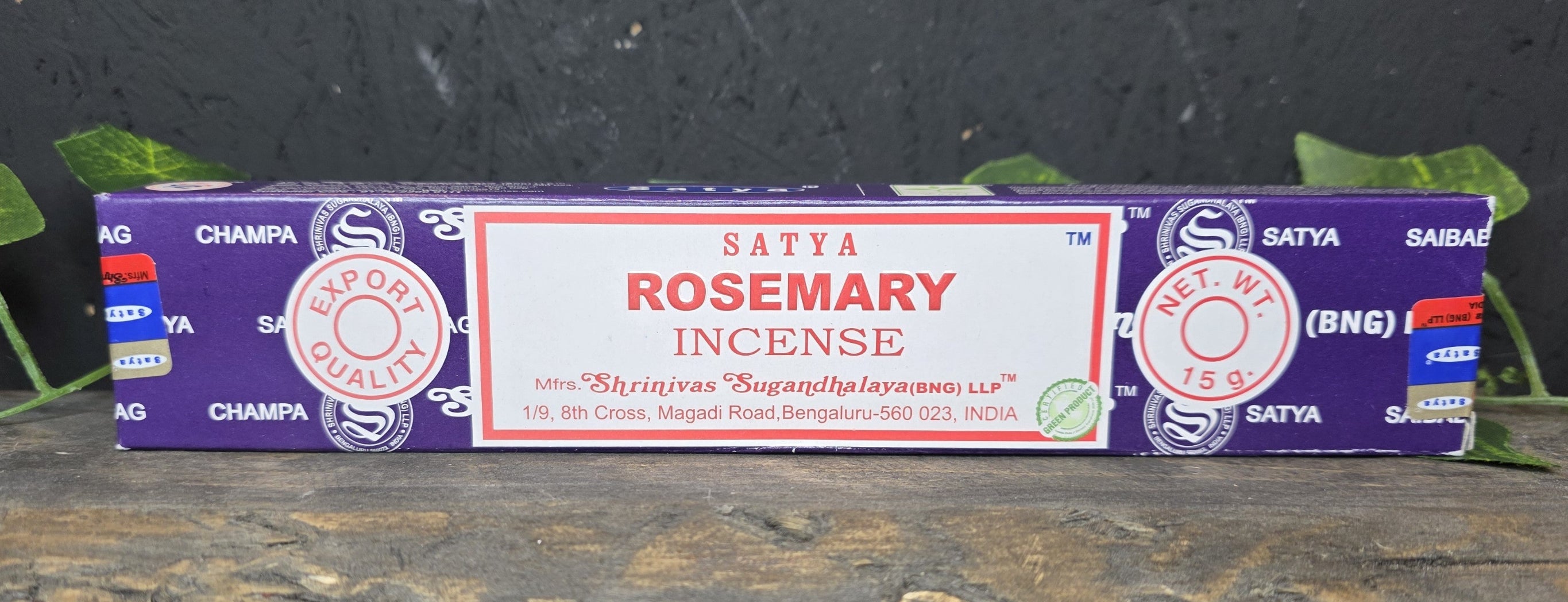 Satya Rosemary Suitsukkeet