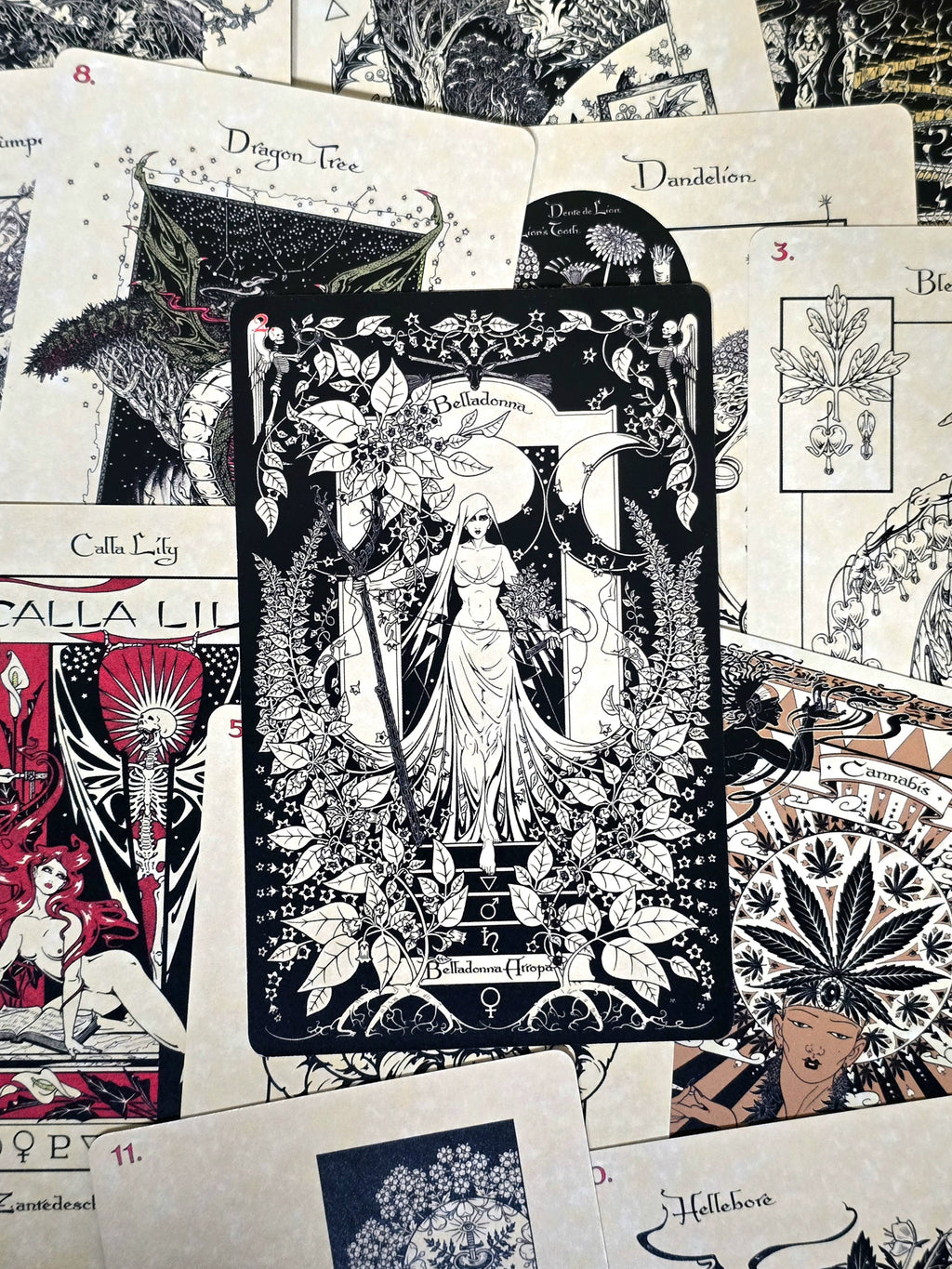 The Magickal Botanical Oracle -oraakkelikortit