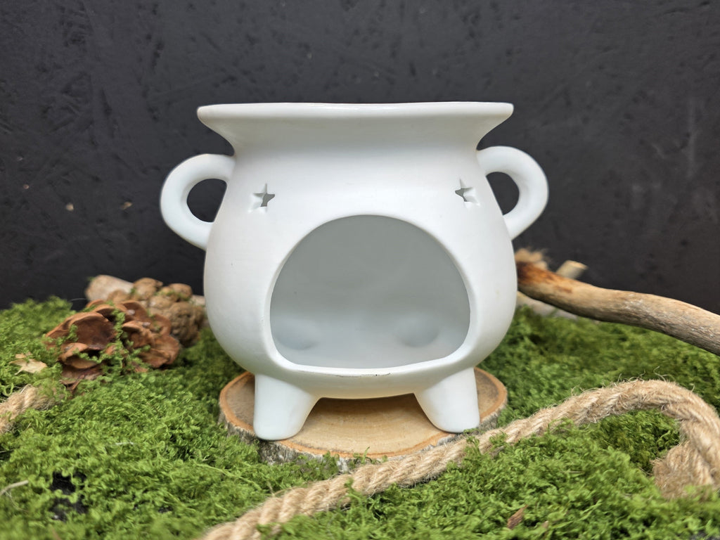 Valkoinen Pentagram tuoksulyhty