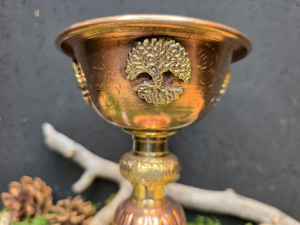 Kuparinen Elämänpuu Alttarimalja