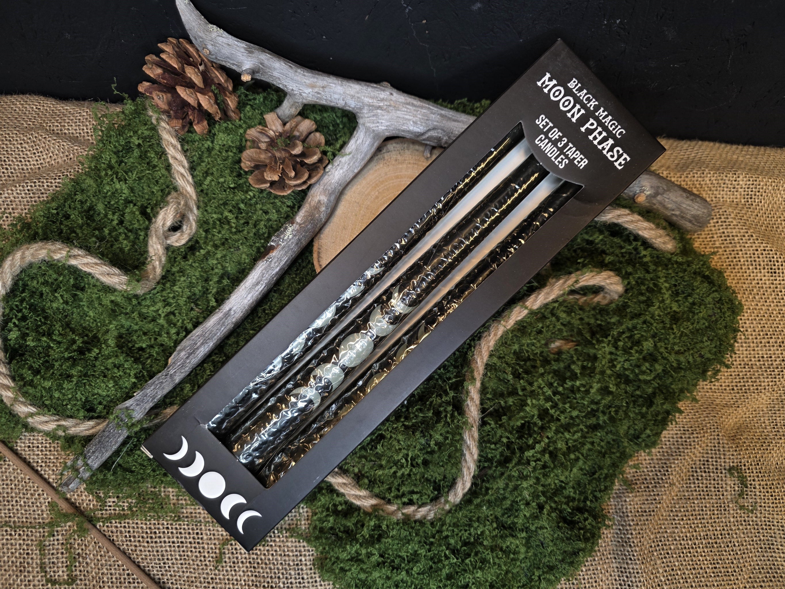 Black Magic Moon Phase kynttilät