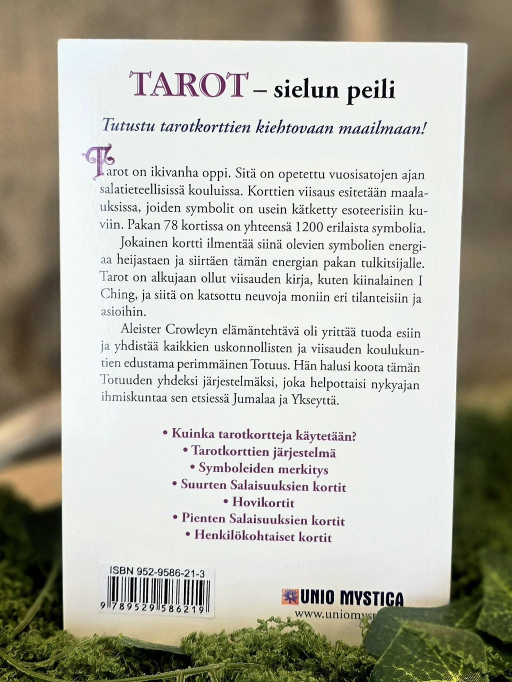 Crowley Thot -tarotkortit & Tarot Sielun peili -opaskirja