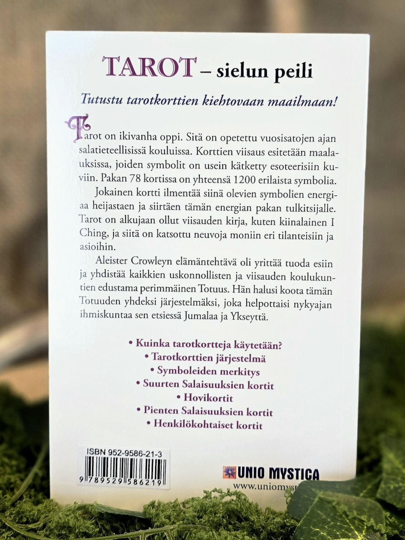 Crowley Thot -tarotkortit & Tarot Sielun peili -opaskirja