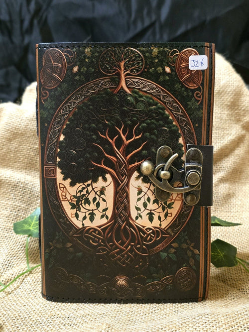 Elämänpuu - muistikirja - Inked Mystiqs