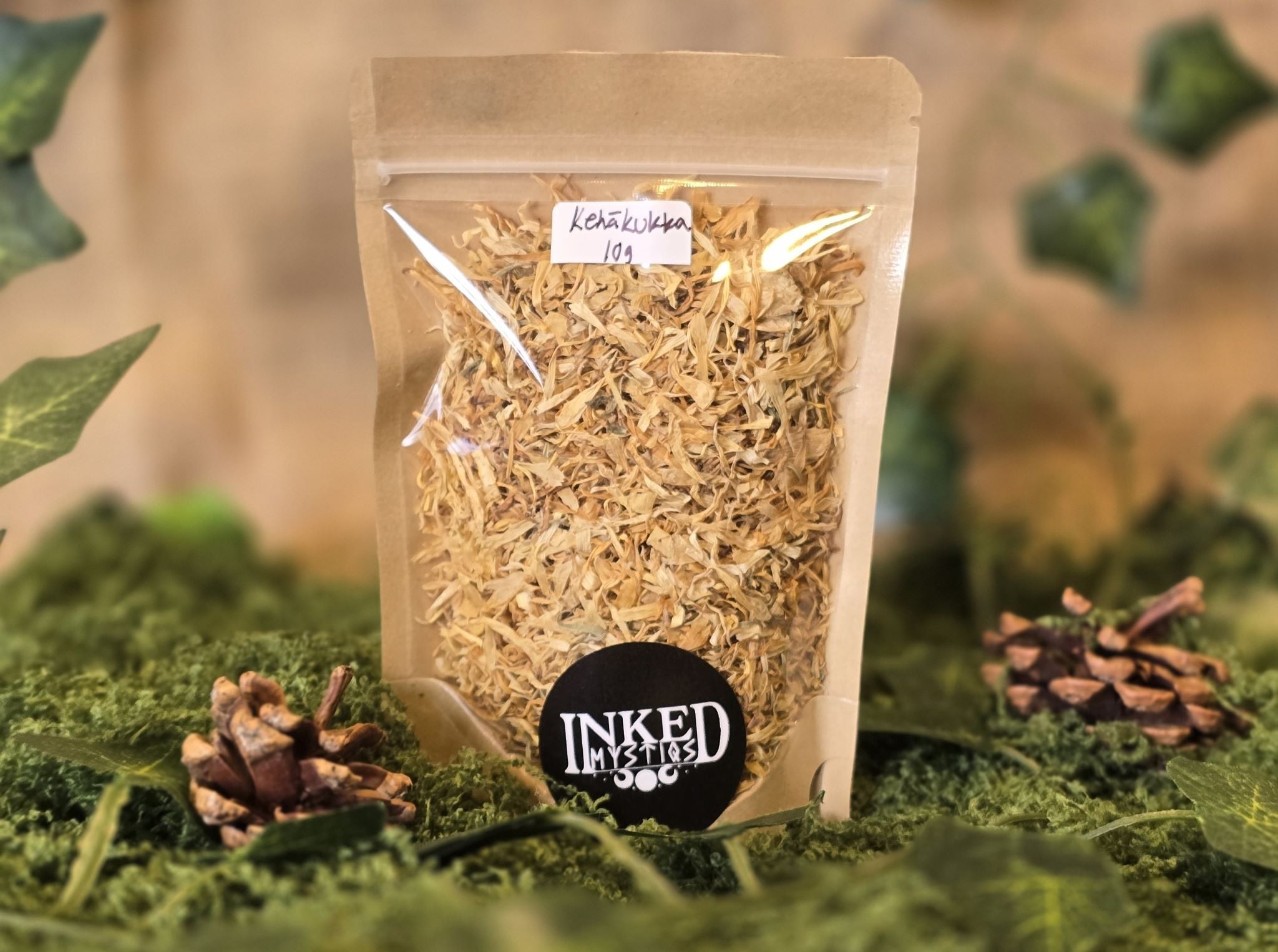Kuivattu kehäkukka 10g pussissa.
