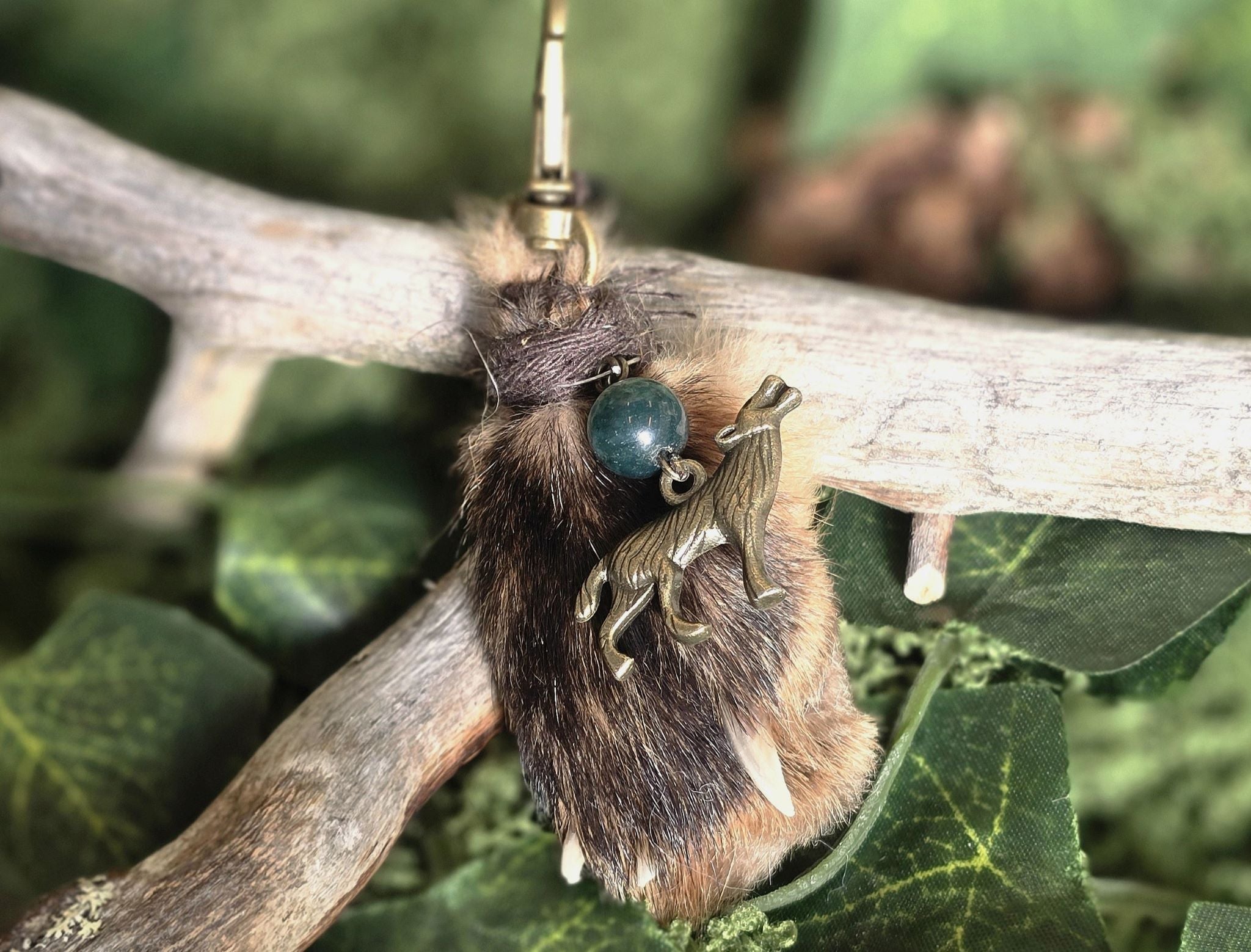 Kettu & Susi - laukkukoru/avaimenperä - Inked Mystiqs