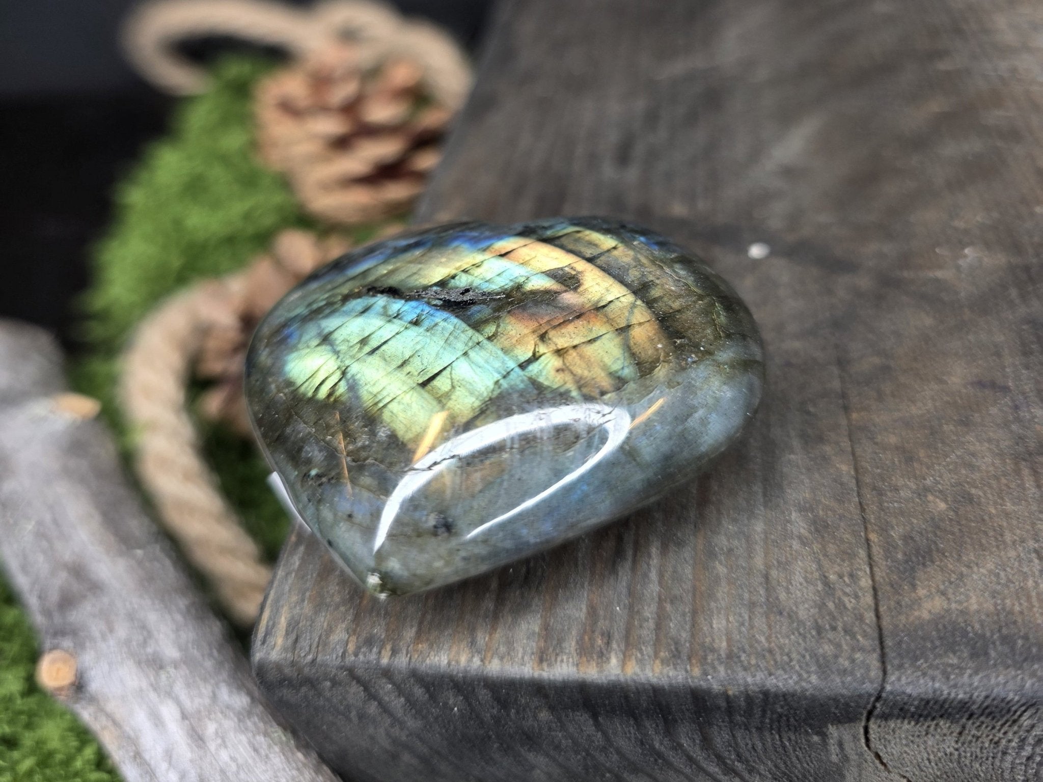 Labradoriittisydän - Inked Mystiqs