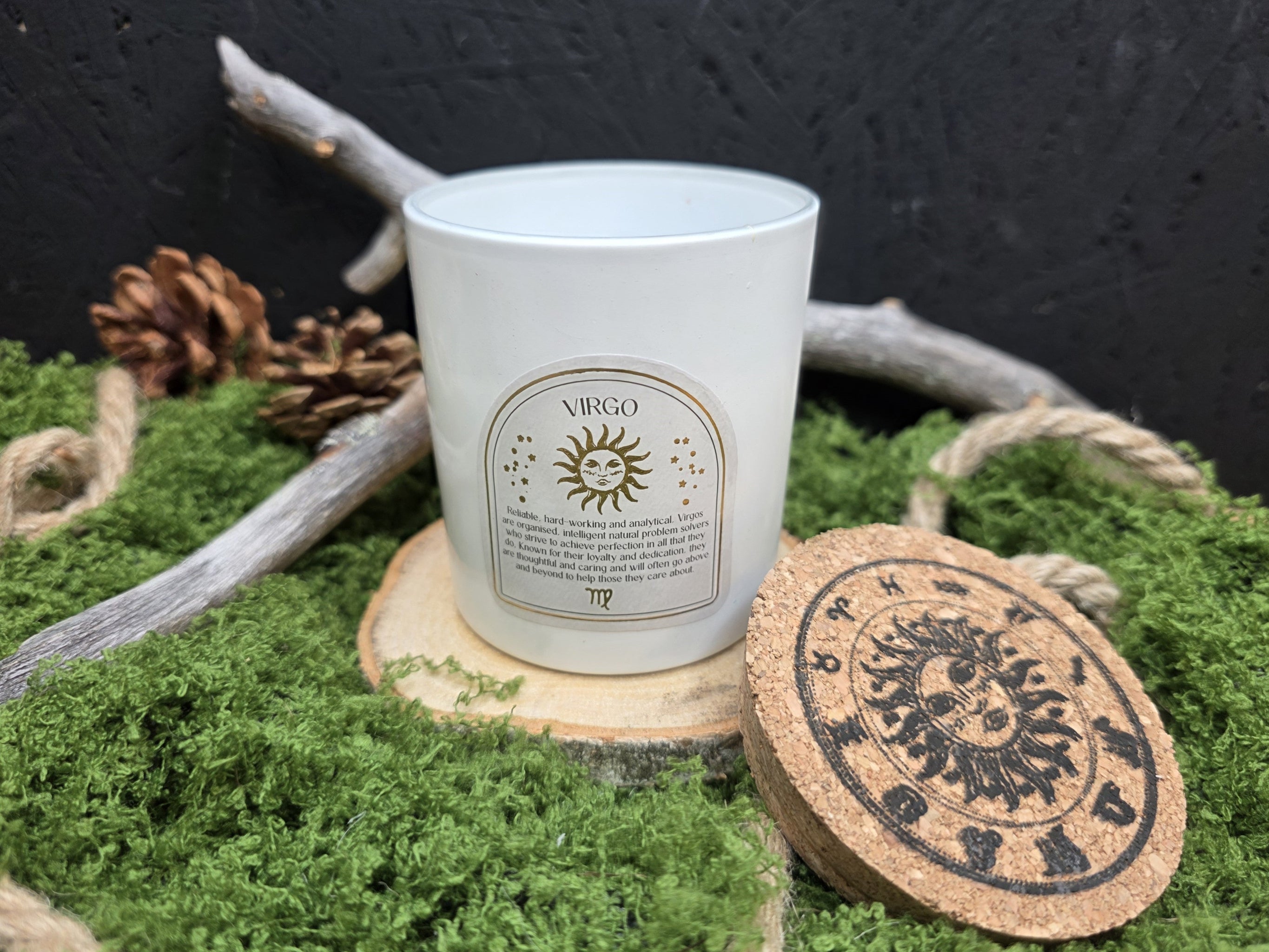 Tuoksuvat Horoskooppikynttilät kristalleilla, 12 erilaista