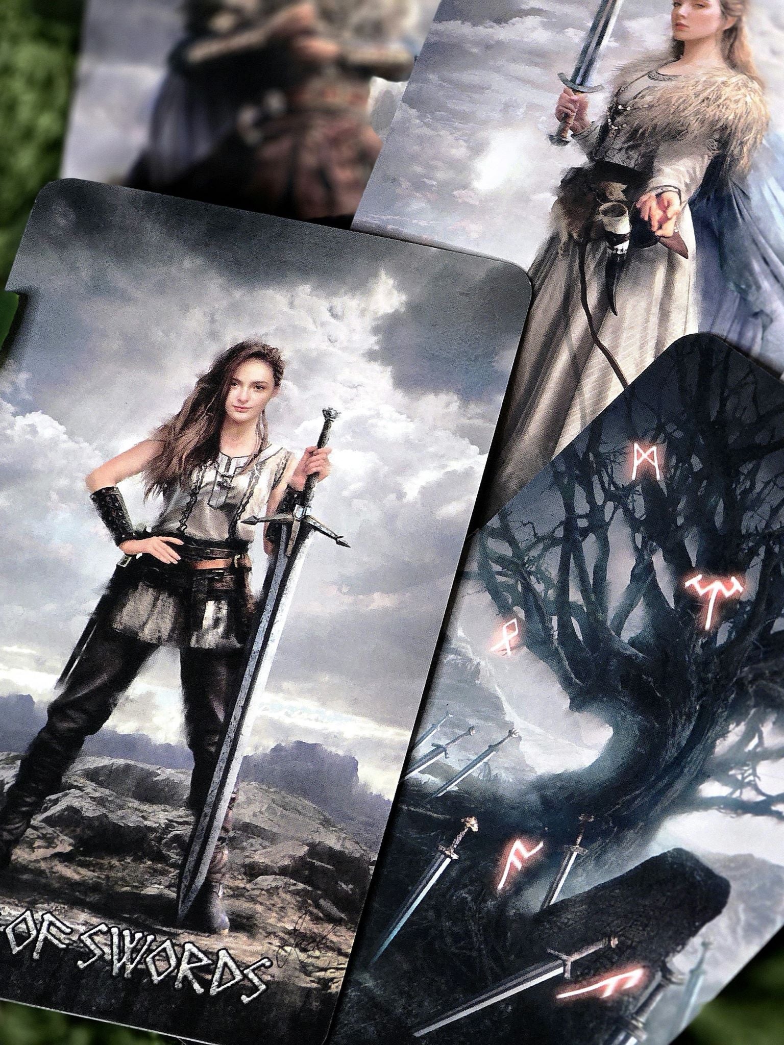 Runic Tarot Kit kortit.