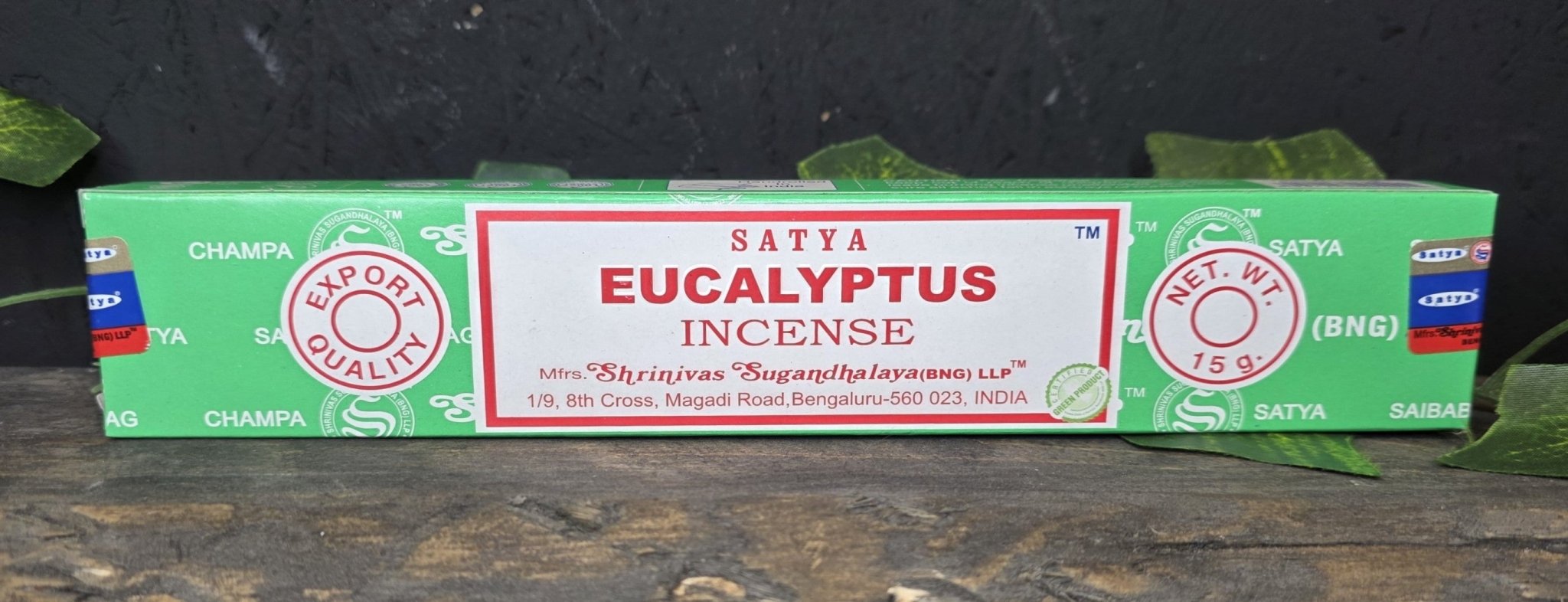 Satya Eucalyptus Suitsukkeet - Inked Mystiqs