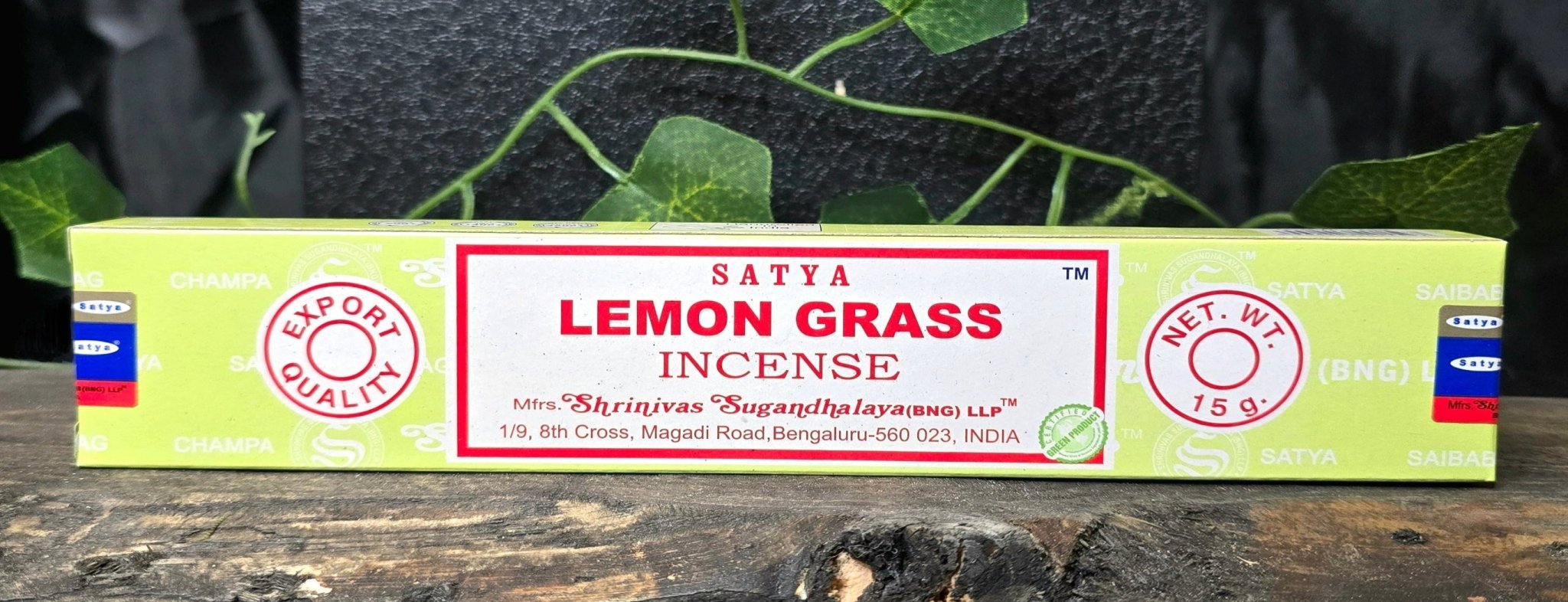 Satya Lemon Grass Suitsukkeet - Inked Mystiqs