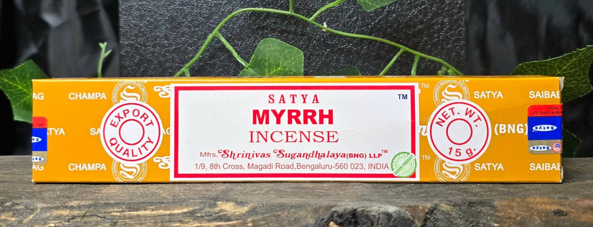 Satya Myrrh Suitsukkeet - Inked Mystiqs
