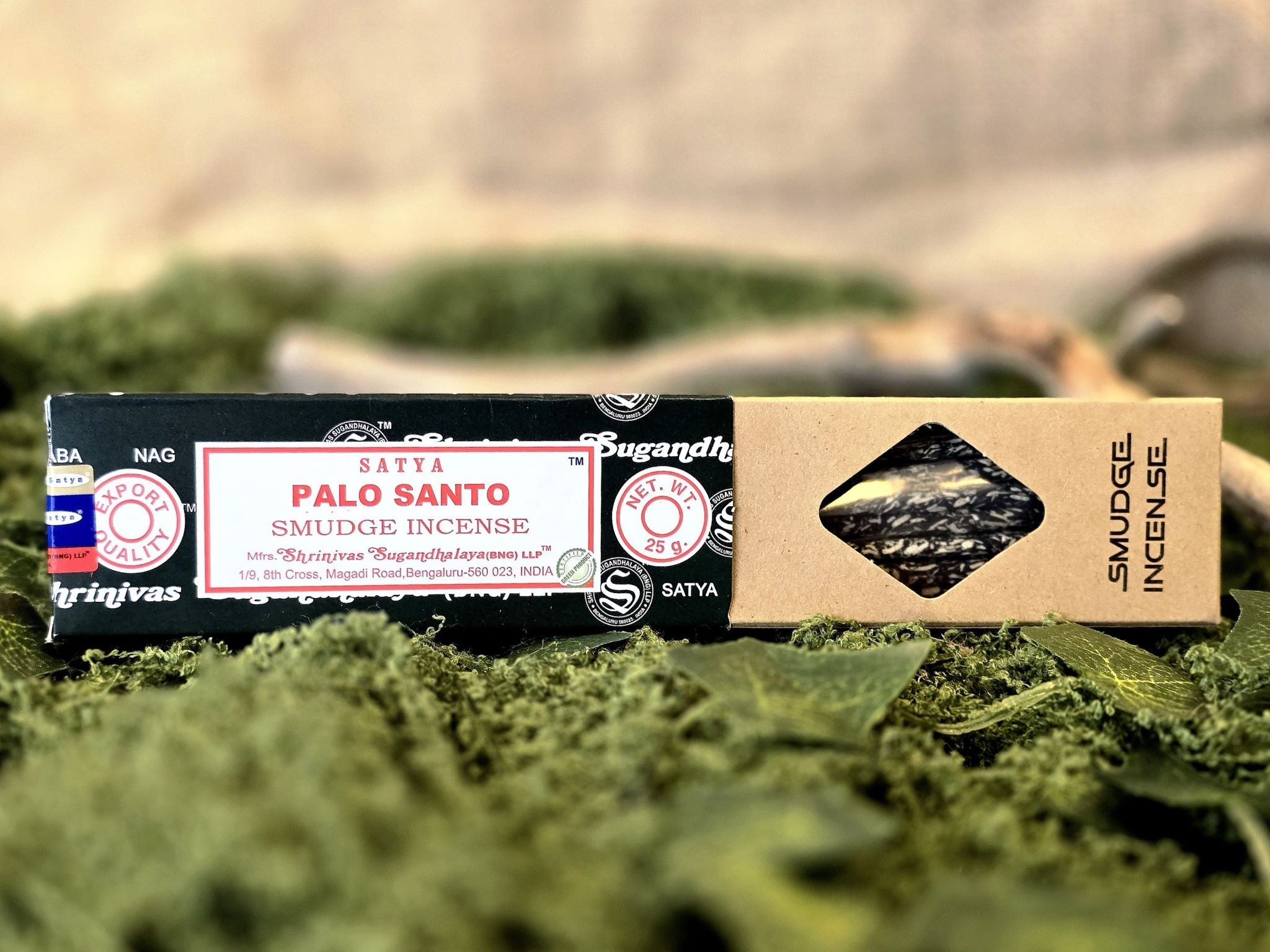 Satya Palo Santo Smudge Suitsukkeet.