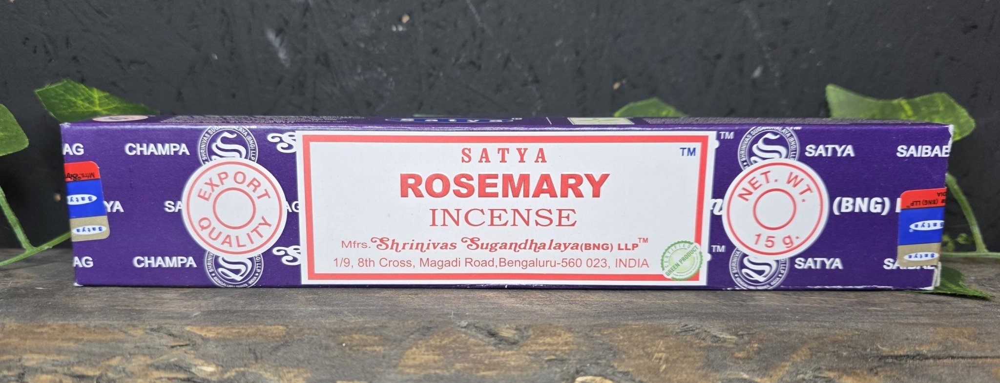 Satya Rosemary Suitsukkeet - Inked Mystiqs