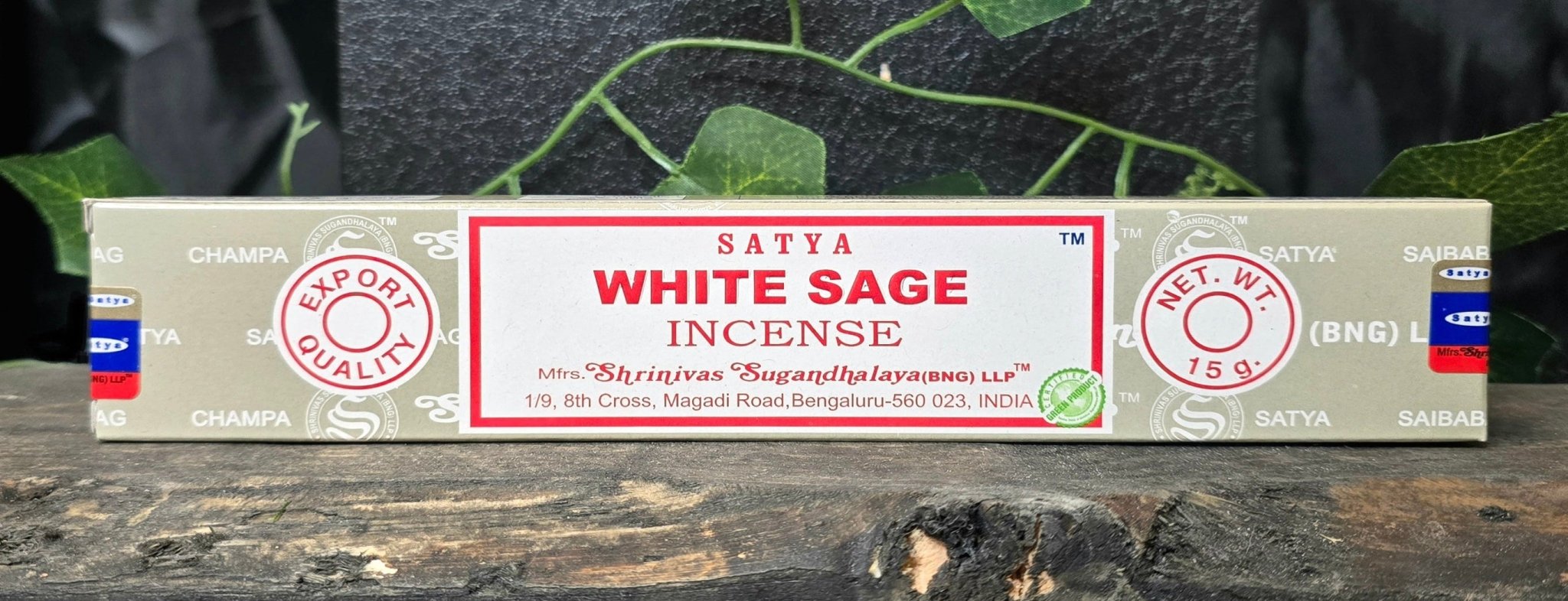 Satya White Sage Suitsukkeet - Inked Mystiqs