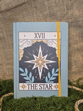 Tarot korteista tuttu The stars muistikirjana.