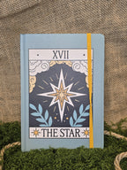 Tarot korteista tuttu The stars muistikirjana.