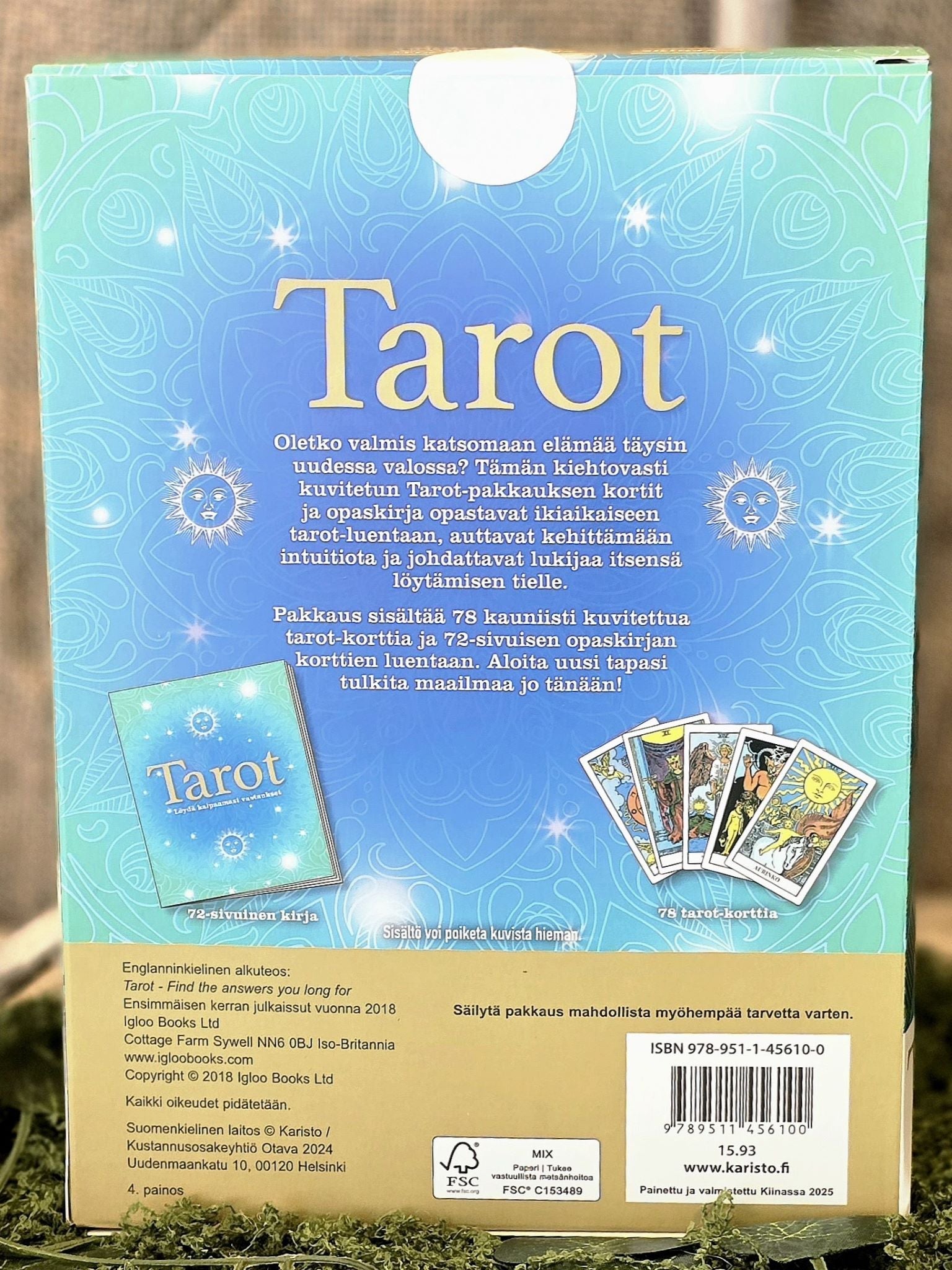 Tarot kortit ja opaskirja Tarot löydä kaipaamasi vastaukset. 