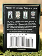 The Witch’s Familiar Runic Oracle -oraakkelikortit