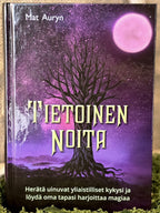Tietoinen noita kirja etukansi. 