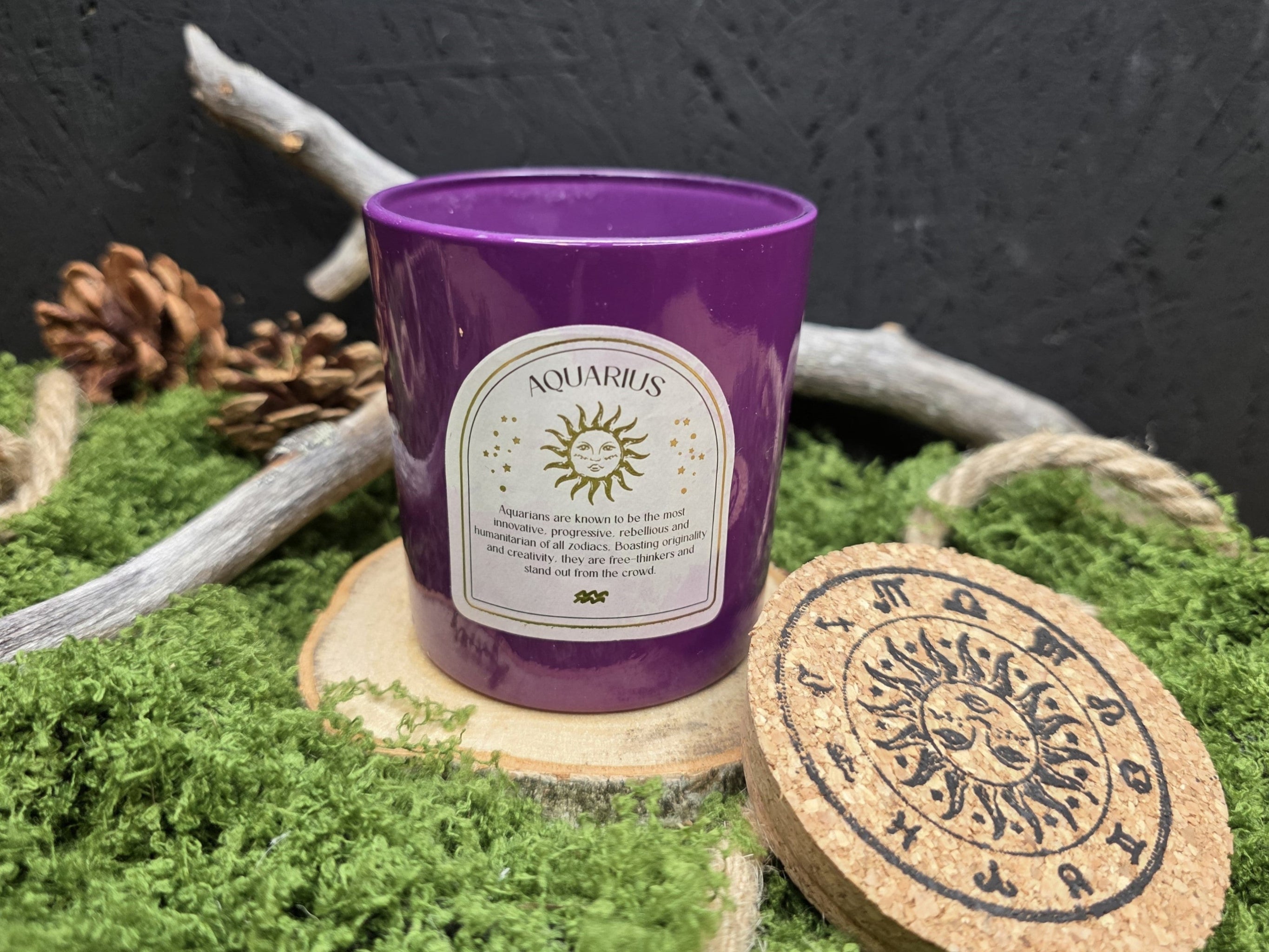 Tuoksuvat Horoskooppikynttilät kristalleilla, 12 erilaista