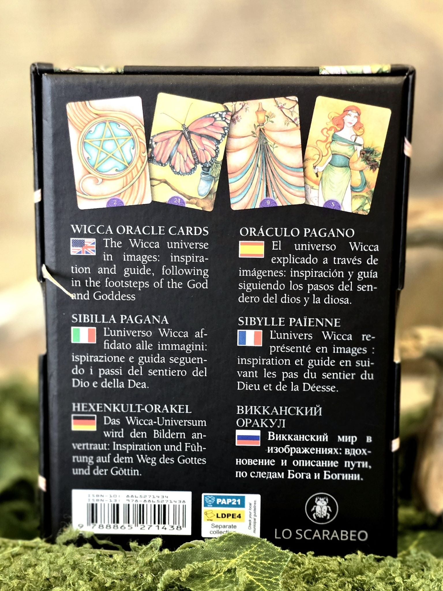 Wicca Oracle oraakkelikortit. Inked Mystiqsiltä.